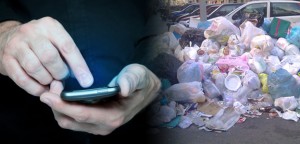 rifiuti e sms