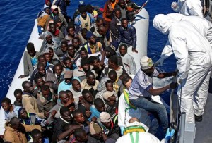 migranti salvati