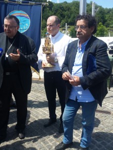 Il card. Puljić, don Luca, Eli Tauber