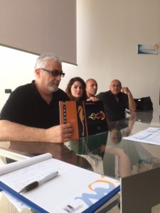 foto conferenza stampa mostra Bonnici