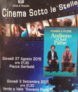 locandina rosolini cinema sotto le stelle