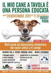Locandina Evento Doggy Park 28_11_15