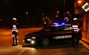 carabinieri posto di blocco