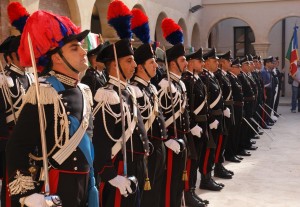 schieramento carabinieri