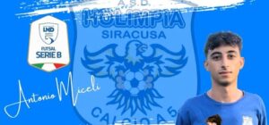 Calcio a 5 serie B, l’Holimpia Siracusa ingaggia il giovane Antonio Miceli